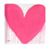 Pink In My Heart Drippy Heart Block of Love by Kerri Rosenthal. Blocks of Love are signed, mini editions of Kerri Rosenthal's artwork mounted on 3/4" plexiglass acrylic block