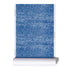 Unique blue and white jayney sapphire trendy modern herringbone wallpaper by Kerri Rosenthal - designer wall paper