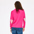 Jackie button-front neon pink cardigan is made from 100% cashmere with a V-neck and double pockets - Shop cute women’s cardigans by Kerri Rosenthal