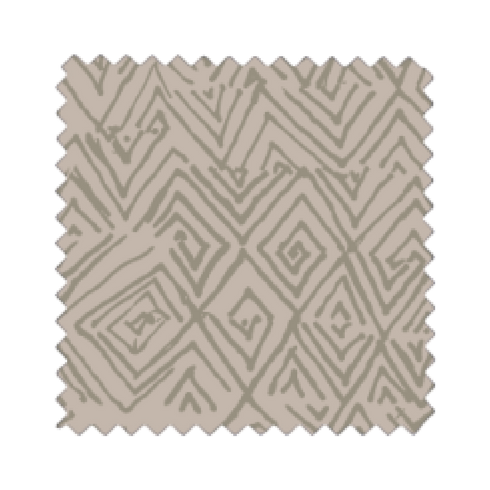 Jayney Taupe cotton linen fabric - Unique designer fabrics by Kerri Rosenthal