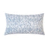 Jayney Indigo blue zig-zag cute decorative rectangular lumbar throw pillow by Kerri Rosenthal