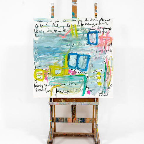 Kint Sugi Original Painting inspired home interiors for modern living spaces by Kerri Rosenthal