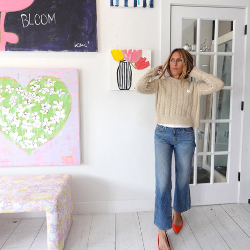 Dune beige pullover sweater women - Shop cute sweaters by Kerri Rosenthal.