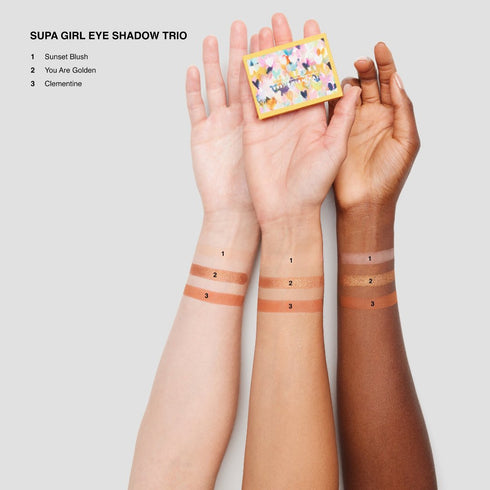 Supa Girl Eye Shadow Trio Limited-Edition Bobbi Brown X Kerri Rosenthal - wrapped in artful packaging based on Kerri's original painting, Beauty is Love