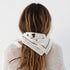 Drippy white cotton heart bandana - Shop women's cute cotton bandanas by Kerri Rosenthal
