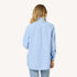The Mia lightweight oxford button-front light blue shirt in 100% cotton with heart and patch elbows - Shop women's button-front shirts by Kerri Rosenthal