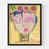 Tiki Ricky colorful art print by Kerri Rosenthal - Unique artwork for living room wall decor
