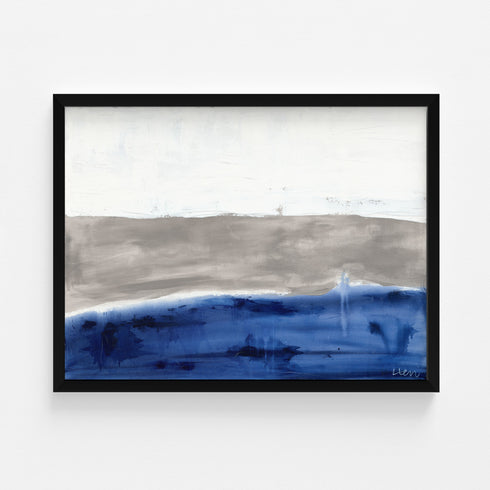 Seaside art print by Kerri Rosenthal - Unique artwork for living room wall decor