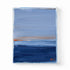 Santorini Sunset indigo blue art print by Kerri Rosenthal - Unique artwork for living room wall decor