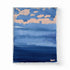 Mykonos Morning indigo blue art print by Kerri Rosenthal - Unique artwork for living room wall decor
