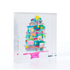 Super Duper Holiday Cake Tree Block of Love - a signed mini edition of Kerri's artwork, on acrylic plexiglass. Perfect gift under $100 for Christmas decor