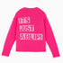 Neon hot pink cashmere long sleeve sweater "It's just a blip" - Sweaters by Kerri Rosenthal