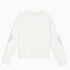 white oversized women’s sweatshirts heart elbow batch 100% cotton fleece sweatshirt - cute sweatshirts by Kerri Rosenthal