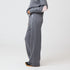 Gray cotton fleece women's sweat pant - cute comfy wide leg sweatpants by Kerri Rosenthal