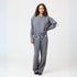 Grey cotton fleece women's sweat pant - cute comfy sweatpants by Kerri Rosenthal