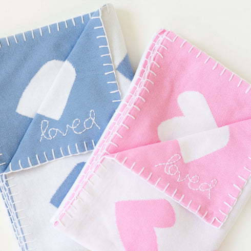 Baby Blanket Imperfect Heart