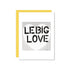 Big Love French Edition Greeting Black White Cards