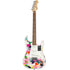 Colorful multi crazy in love Fender Stratocasters guitar artwork by Kerri Rosenthal