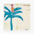 Parrot Party wall art print turquoise palm tree with colorful parrot original modern abstract contemporary coastal artwork by Kerri Rosenthal