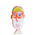 vibrant colorful face Chic In Capri Rock of Love acrylic sculpture home decor