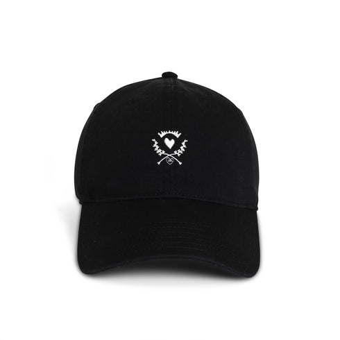 New Love Art Black Baseball Cap Hats by Kerri Rosenthal