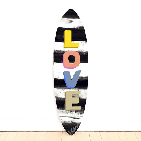 This board is ideal for those who love expressive design, surf functionality, and home decor that tells a story.