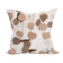 Taupe raining sun jumbo throw pillow made with the finest Belgian linen and cotton linen - Unique decorative throw pillow for modern living room decor by Kerri Rosenthal