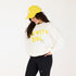 SoulCycle x KR Ex-boyfriend made with soul white sweatshirt 100% cotton fleece - Cute womens sweatshirts by Kerri Rosenthal