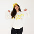 SoulCycle x KR Ex-boyfriend made with soul white sweatshirt 100% cotton fleece - Cute womens sweatshirts by Kerri Rosenthal