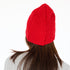 Love cherri red beanie in a cotton-cashmere blend with a white heart patch - Shop cute women’s beanies hats by Kerri Rosenthal