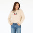 Boyfriend love squared natural sweater is made from a cotton-cashmere blend with long sleeves - Shop cute women's designer sweaters by Kerri Rosenthal