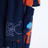 The Lisa and Love indigo blue scarf is made from a cotton and cashmere blend - Shop women’s cardigans by Kerri Rosenthal