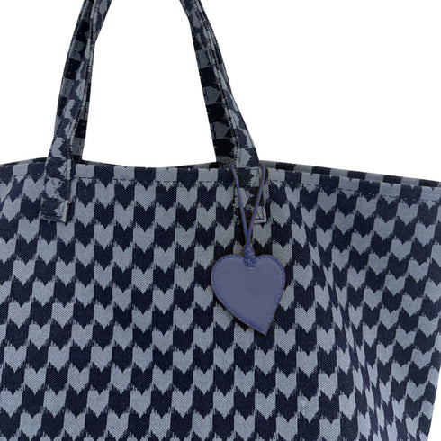 KR Heart In Check Tote