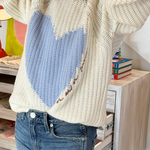 Ricki Imperfect Heart Sweater