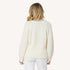 Ricki Imperfect Heart cream sweater in 100% ribbed cashmere - Cute women's sweaters by Kerri Rosenthal
