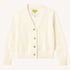 Pretty little button-front cream cardi in 100% cashmere with V-neck - Shop women's cute cardigans by Kerri Rosenthal