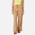 Weekend Barb camel sweatpants in 100% cotton fleece with embroidered heart - Shop women's sweatpants by Kerri Rosenthal