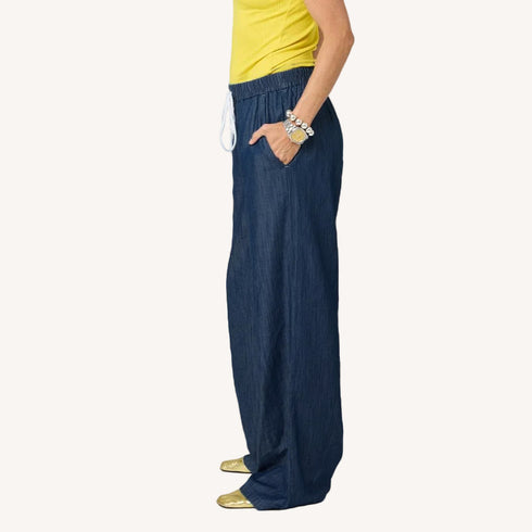 Palazzo Denim Pant