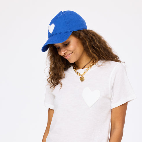 KR royal blue baseball cap hat in cotton with an adjustable strap - Shop women's cute baseball cap hats by Kerri Rosenthal