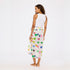 Tiny drops of love beach sarong skirt with heart Ikat print in cotton crepe - Shop women's cute sarongs by Kerri Rosenthal