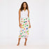 Tiny drops of love multicolor sarong wrap with heart Ikat print in cotton crepe - Shop women's cute sarongs by Kerri Rosenthal