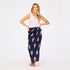 Ikat heart navy blue sarong in cotton crepe - Shop women's cute sarongs by Kerri Rosenthal