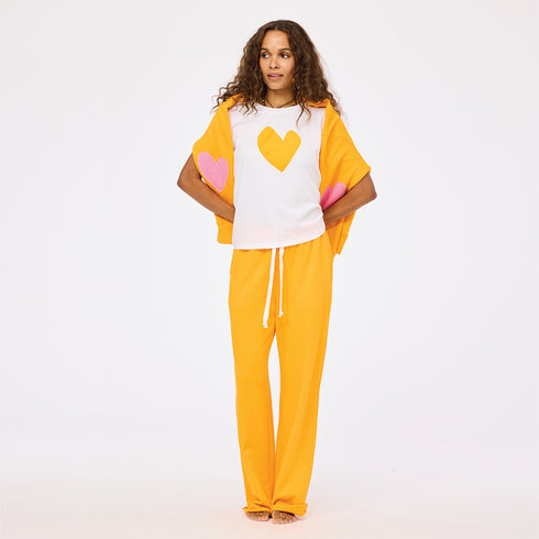 Suke Imperfect white heart t shirt in 100% cotton - Shop women's cute graphic tees by Kerri Rosenthal