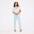 Rosen light blue blouses with ruffles in 100% cotton - Shop women's cute ruffled blouses by Kerri Rosenthal