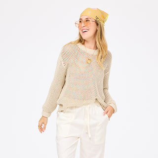 Catch Open Stitch Sweater