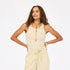 KR beige tank top in cotton-blend with an embroidered heart - Shop women's cute cotton tank tops by Kerri Rosenthal