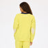 Lime green sweats in cotton terry with heart elbow patches - Shop women’s heart sweatshirts by Kerri Rosenthal