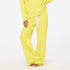 Weekend barb lime green cotton sweatpants with heart embroidery - Shop women's sweatpants by Kerri Rosenthal