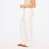 Coast white wide leg pants in linen blend with elastic waist - Shop cute palazzo pants for women by Kerri Rosenthal