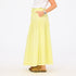 Vacance pintuck lime green long cotton skirt - Shop women's cute maxi skirts by Kerri Rosenthal